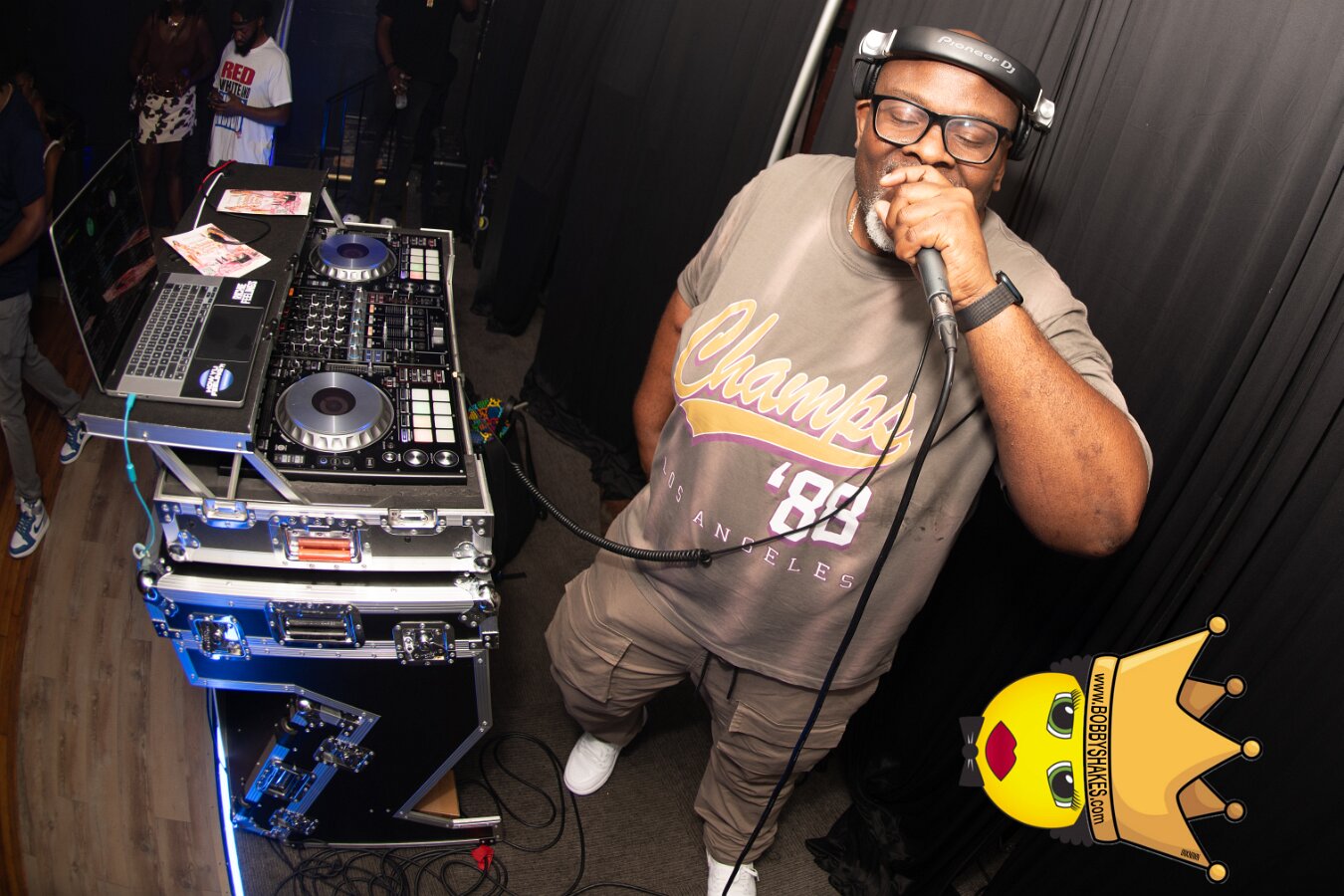 Richie Feelings, DJ Legend & Powa Serge performing live at Sorrel & Lime in Dorchester, Boston, MA, photographed by Bobby Shakes