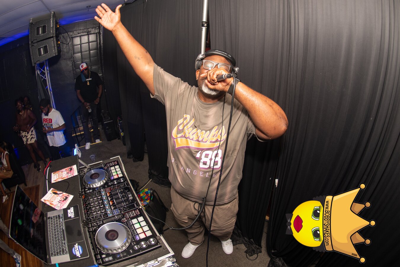 Richie Feelings, DJ Legend & Powa Serge performing live at Sorrel & Lime in Dorchester, Boston, MA, photographed by Bobby Shakes