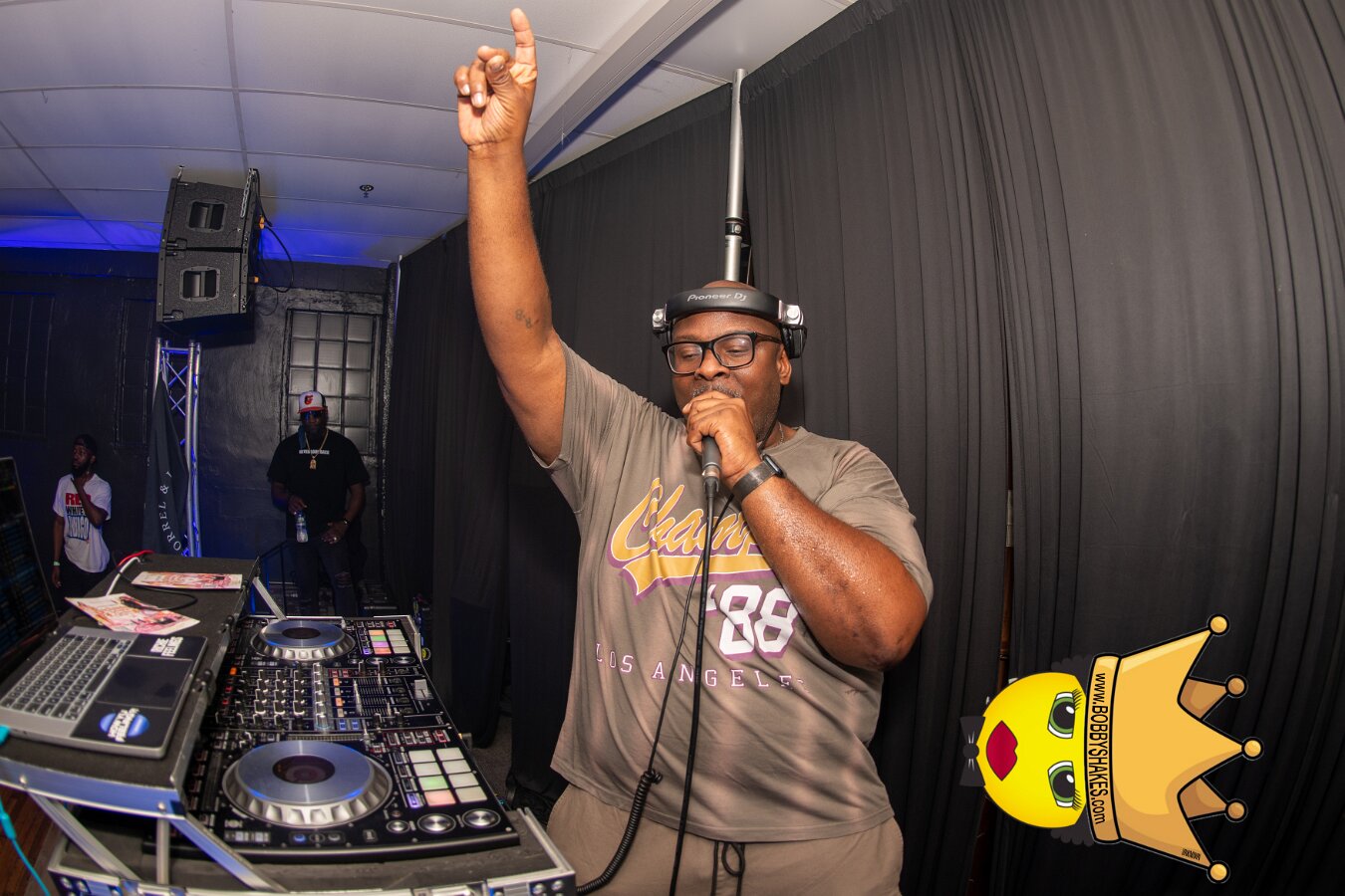 Richie Feelings, DJ Legend & Powa Serge performing live at Sorrel & Lime in Dorchester, Boston, MA, photographed by Bobby Shakes