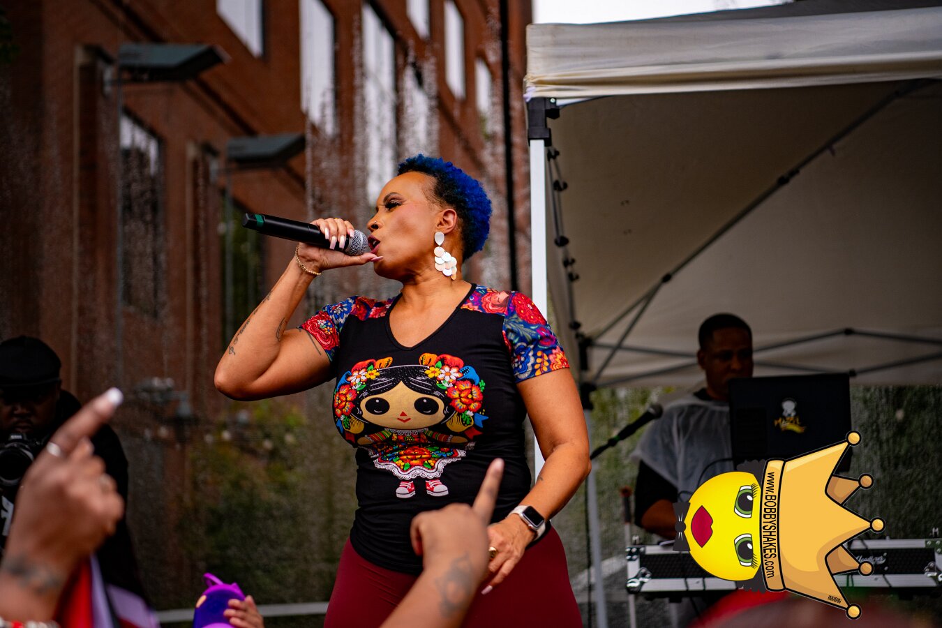 Alison Hinds performing live at Cambridge Carnival International, Central Square in Cambridge, MA, photographed by Bobby Shakes