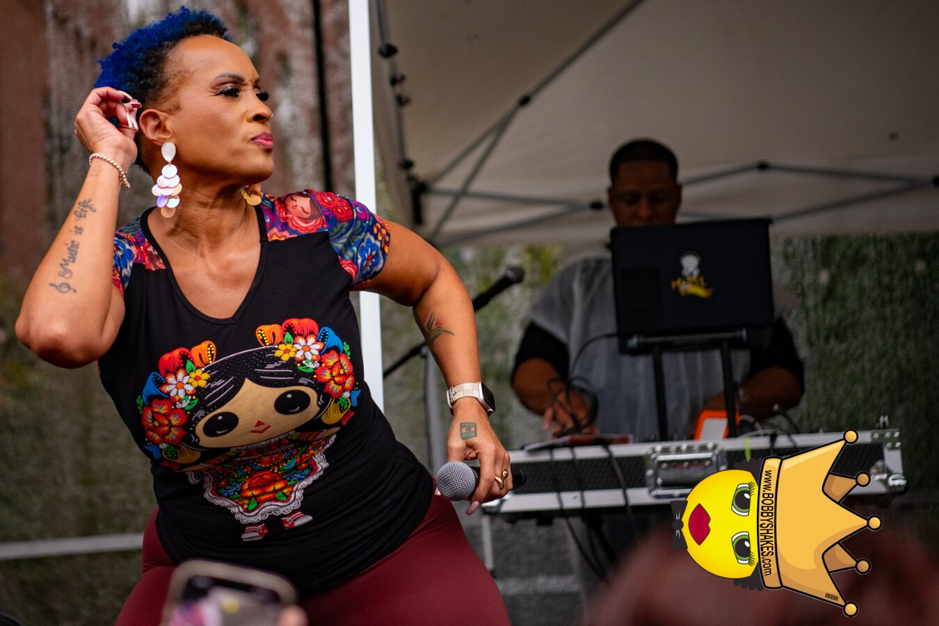 Alison Hinds performing live at Cambridge Carnival International, Central Square in Cambridge, MA, photographed by Bobby Shakes
