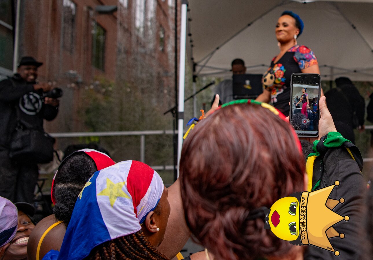 Alison Hinds performing live at Cambridge Carnival International, Central Square in Cambridge, MA, photographed by Bobby Shakes