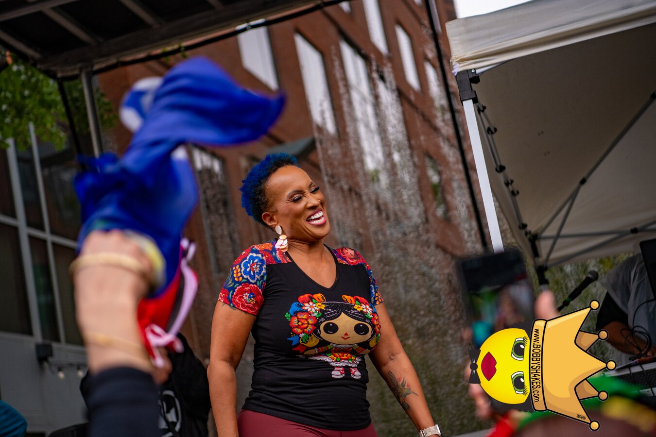 Alison Hinds performing live at Cambridge Carnival International, Central Square in Cambridge, MA, photographed by Bobby Shakes