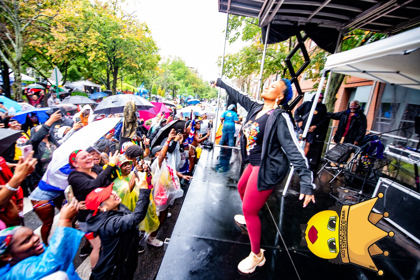 Alison Hinds performing live at Cambridge Carnival International, Central Square in Cambridge, MA, photographed by Bobby Shakes
