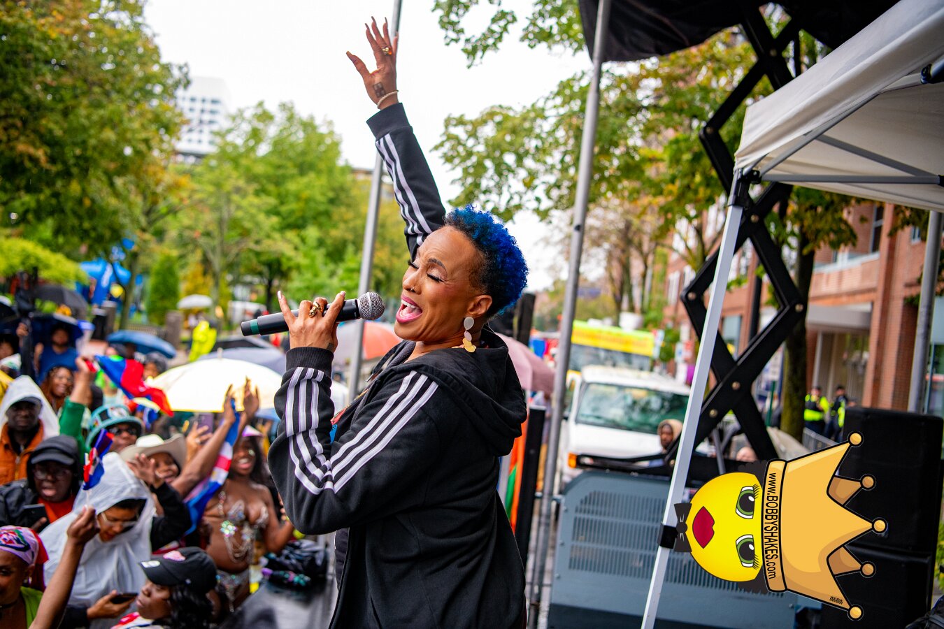 Alison Hinds performing live at Cambridge Carnival International, Central Square in Cambridge, MA, photographed by Bobby Shakes