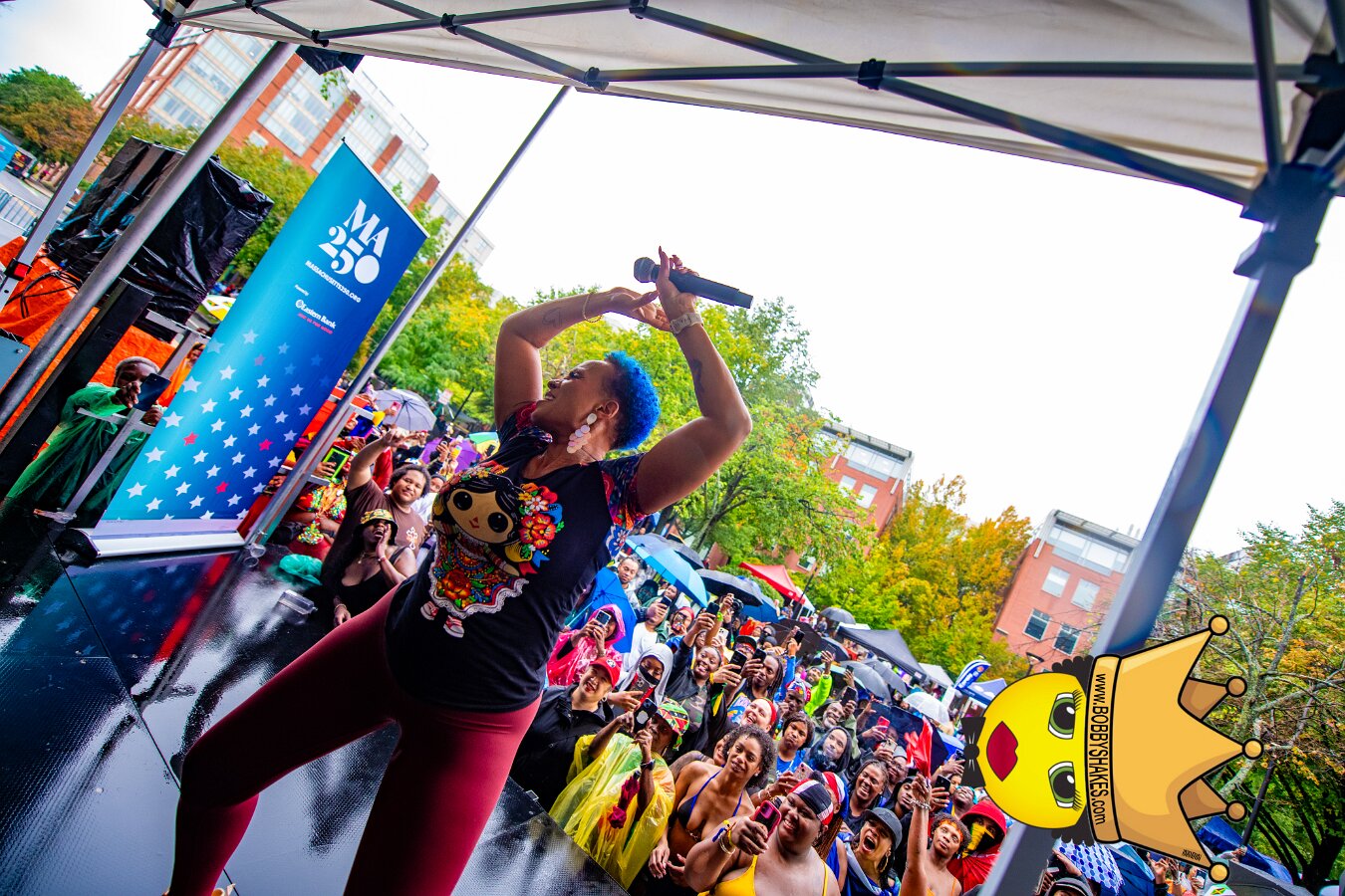 Alison Hinds performing live at Cambridge Carnival International, Central Square in Cambridge, MA, photographed by Bobby Shakes