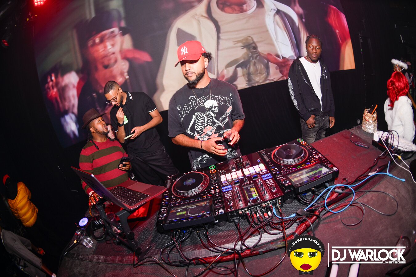 DJ Focus, DJ Warlock, DJ Dutch & Brandan Duke performing live at Big Night Live in Boston, MA, photographed by Bobby Shakes