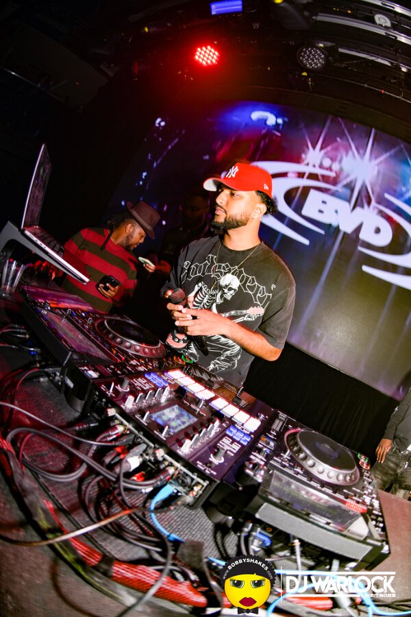 DJ Focus, DJ Warlock, DJ Dutch & Brandan Duke performing live at Big Night Live in Boston, MA, photographed by Bobby Shakes