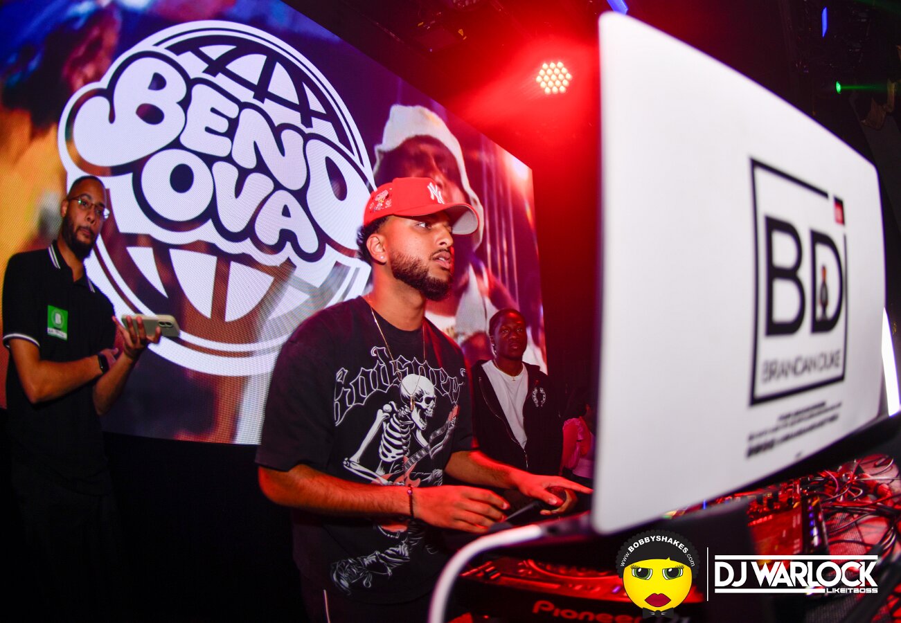 DJ Focus, DJ Warlock, DJ Dutch & Brandan Duke performing live at Big Night Live in Boston, MA, photographed by Bobby Shakes