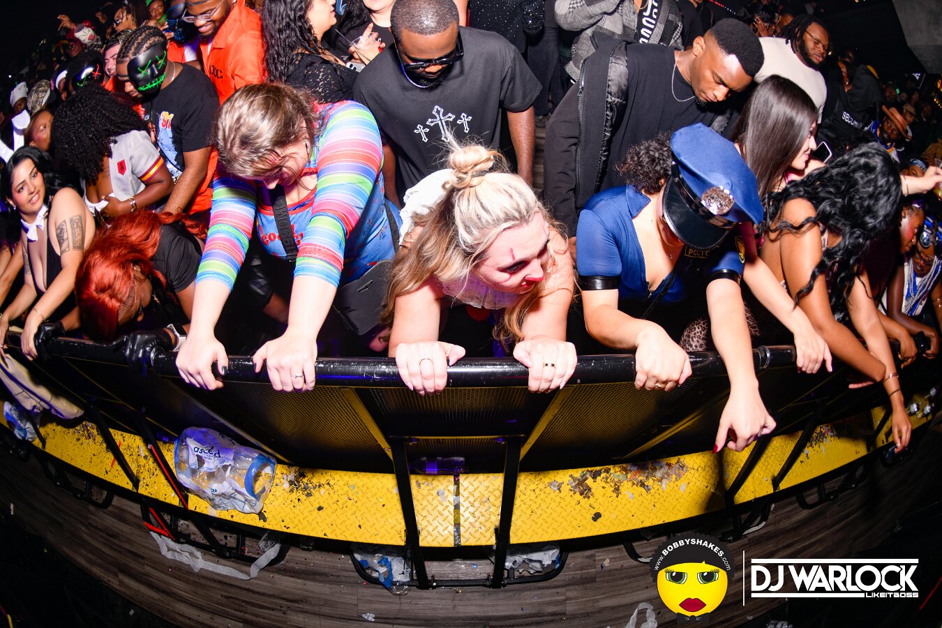 DJ Focus, DJ Warlock, DJ Dutch & Brandan Duke performing live at Big Night Live in Boston, MA, photographed by Bobby Shakes