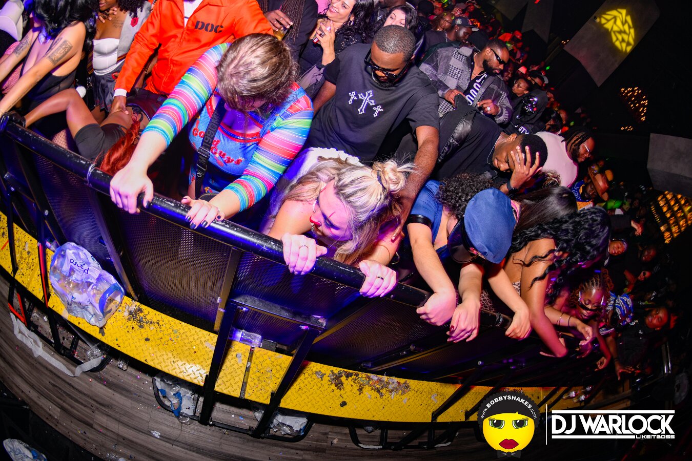 DJ Focus, DJ Warlock, DJ Dutch & Brandan Duke performing live at Big Night Live in Boston, MA, photographed by Bobby Shakes