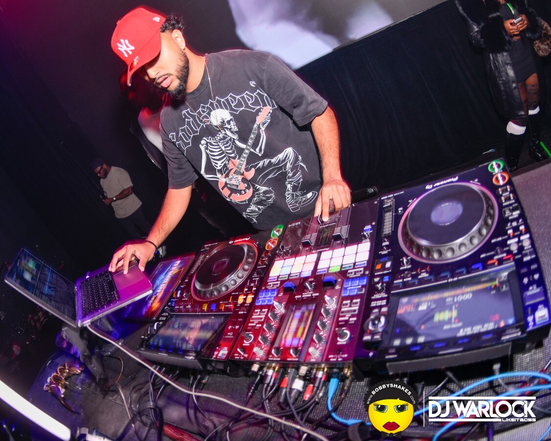 DJ Focus, DJ Warlock, DJ Dutch & Brandan Duke performing live at Big Night Live in Boston, MA, photographed by Bobby Shakes
