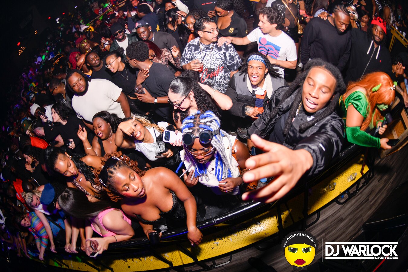 DJ Focus, DJ Warlock, DJ Dutch & Brandan Duke performing live at Big Night Live in Boston, MA, photographed by Bobby Shakes
