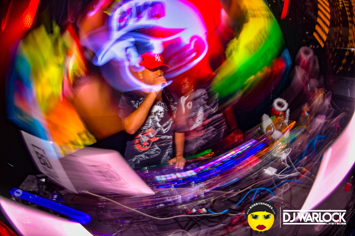 DJ Focus, DJ Warlock, DJ Dutch & Brandan Duke performing live at Big Night Live in Boston, MA, photographed by Bobby Shakes