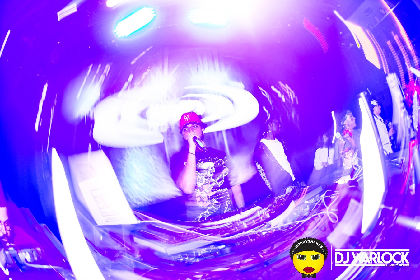 DJ Focus, DJ Warlock, DJ Dutch & Brandan Duke performing live at Big Night Live in Boston, MA, photographed by Bobby Shakes