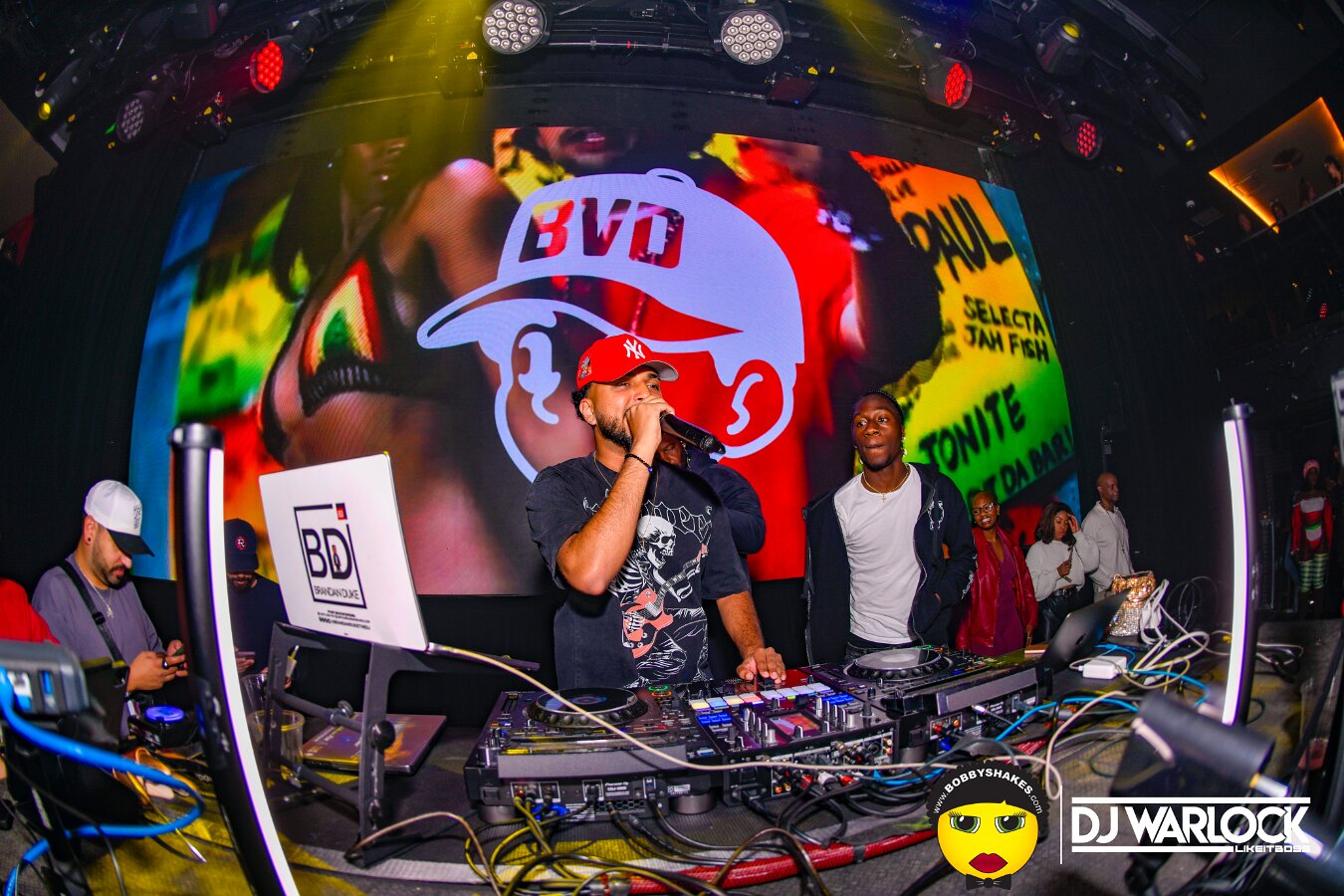 DJ Focus, DJ Warlock, DJ Dutch & Brandan Duke performing live at Big Night Live in Boston, MA, photographed by Bobby Shakes