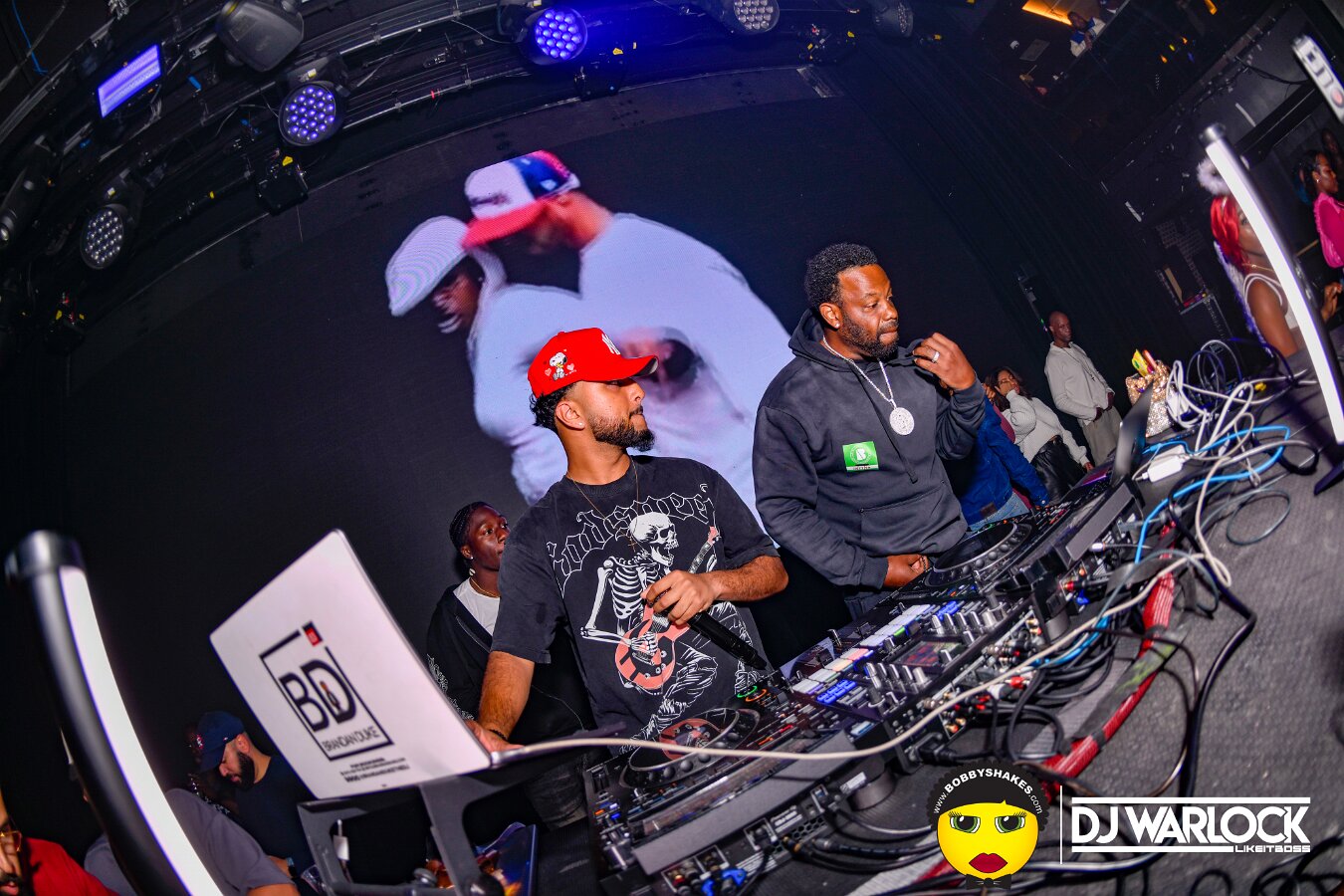 DJ Focus, DJ Warlock, DJ Dutch & Brandan Duke performing live at Big Night Live in Boston, MA, photographed by Bobby Shakes