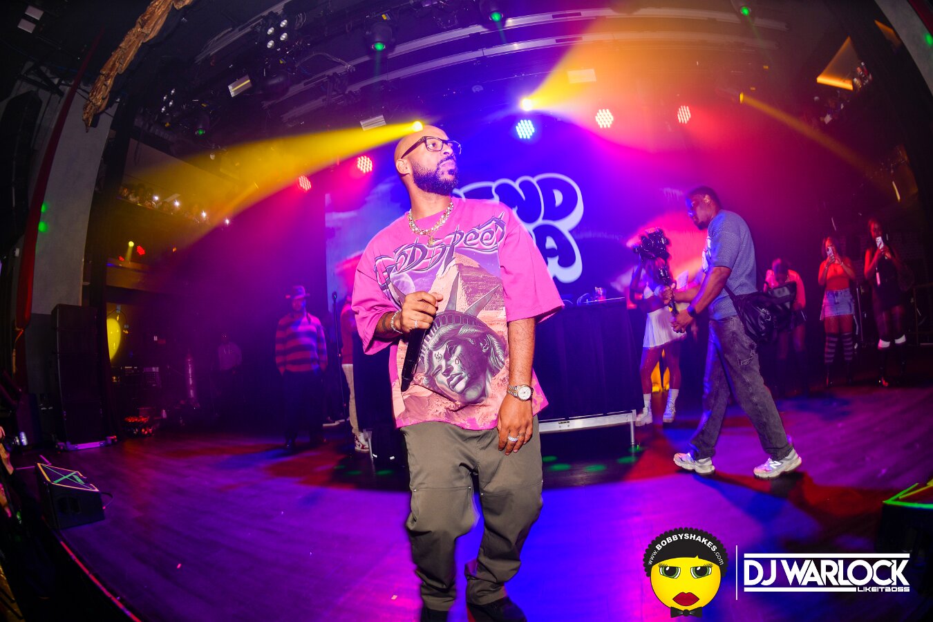 DJ Focus, DJ Warlock, DJ Dutch & Brandan Duke performing live at Big Night Live in Boston, MA, photographed by Bobby Shakes