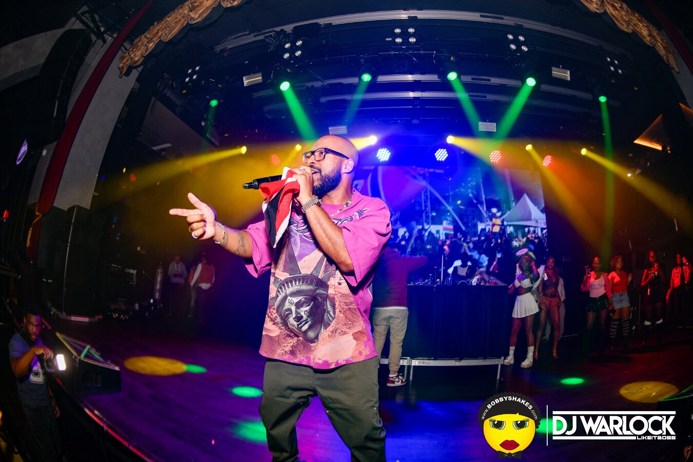 DJ Focus, DJ Warlock, DJ Dutch & Brandan Duke performing live at Big Night Live in Boston, MA, photographed by Bobby Shakes
