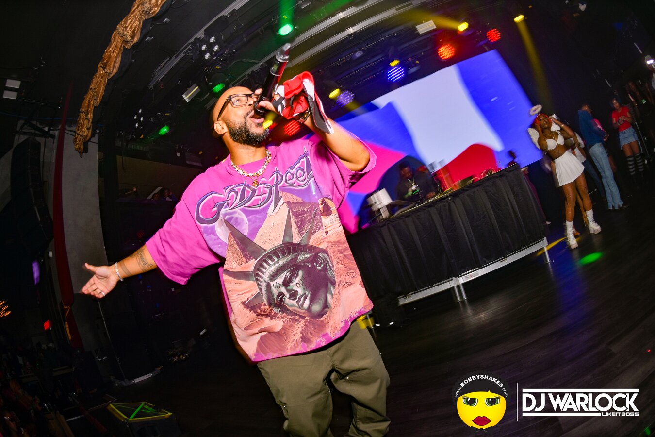 DJ Focus, DJ Warlock, DJ Dutch & Brandan Duke performing live at Big Night Live in Boston, MA, photographed by Bobby Shakes