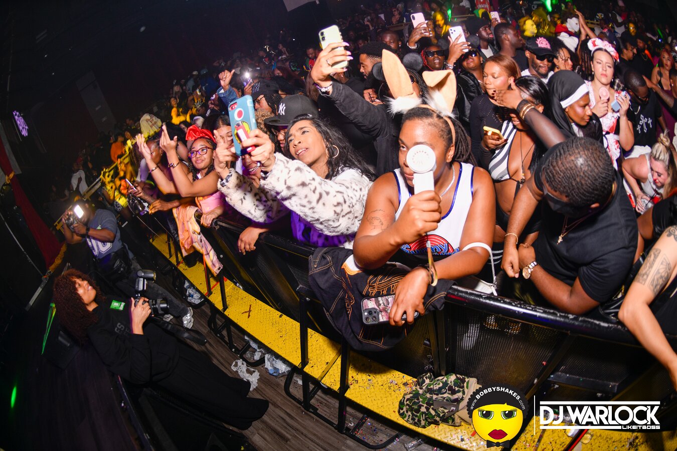 DJ Focus, DJ Warlock, DJ Dutch & Brandan Duke performing live at Big Night Live in Boston, MA, photographed by Bobby Shakes