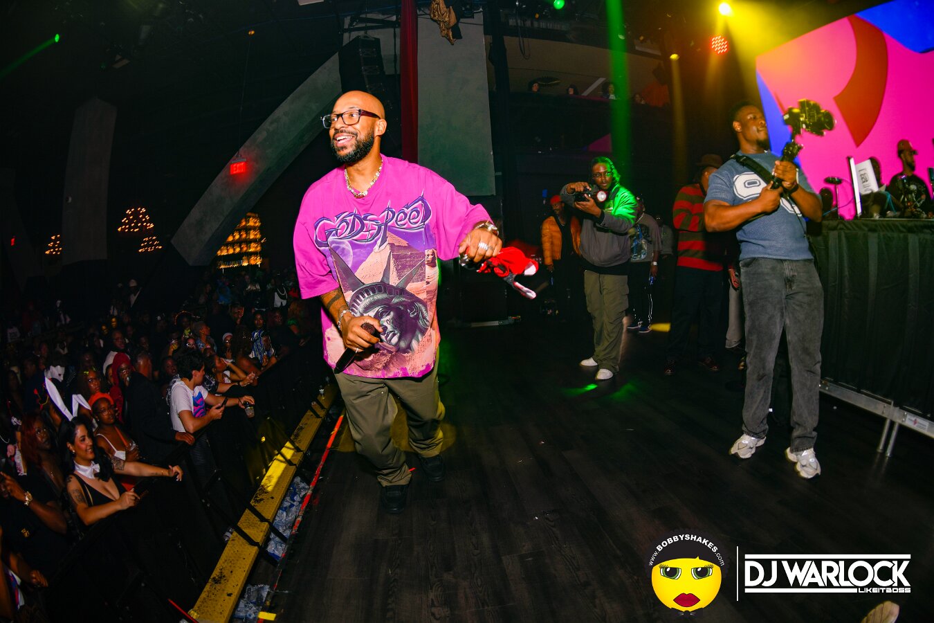 DJ Focus, DJ Warlock, DJ Dutch & Brandan Duke performing live at Big Night Live in Boston, MA, photographed by Bobby Shakes