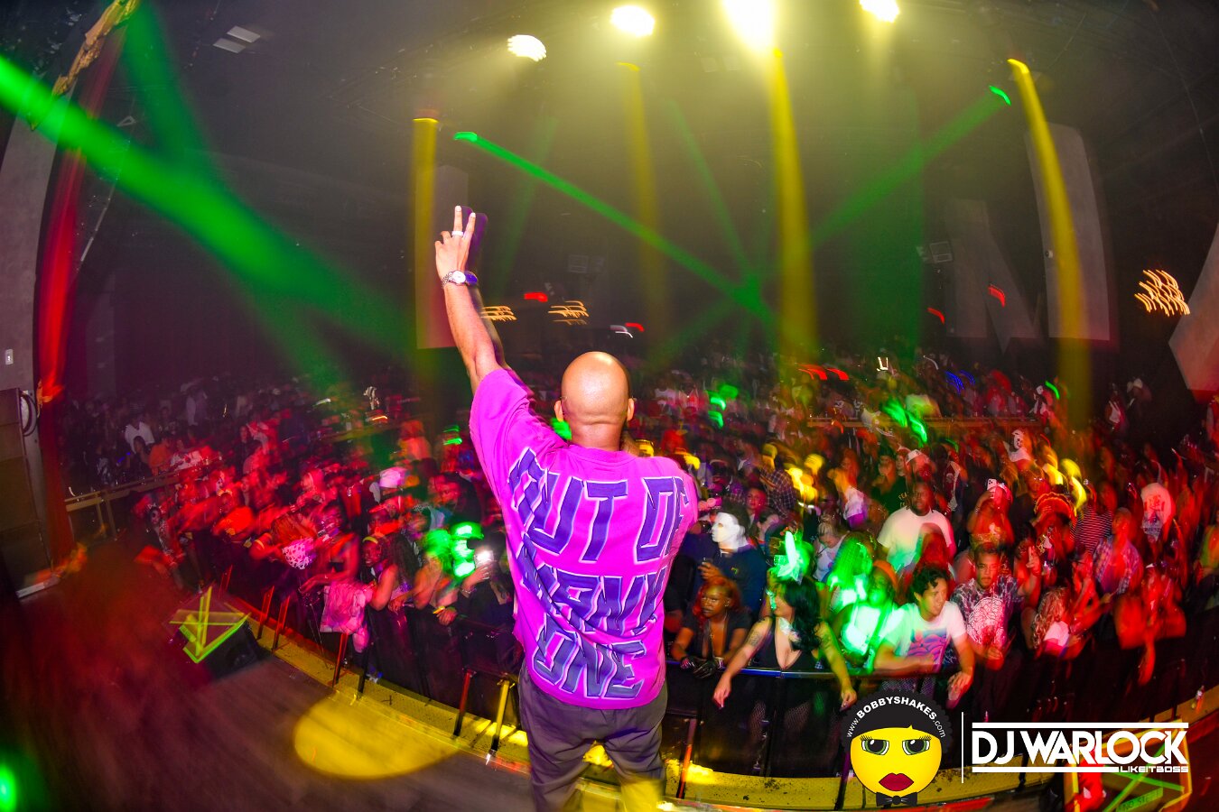 DJ Focus, DJ Warlock, DJ Dutch & Brandan Duke performing live at Big Night Live in Boston, MA, photographed by Bobby Shakes