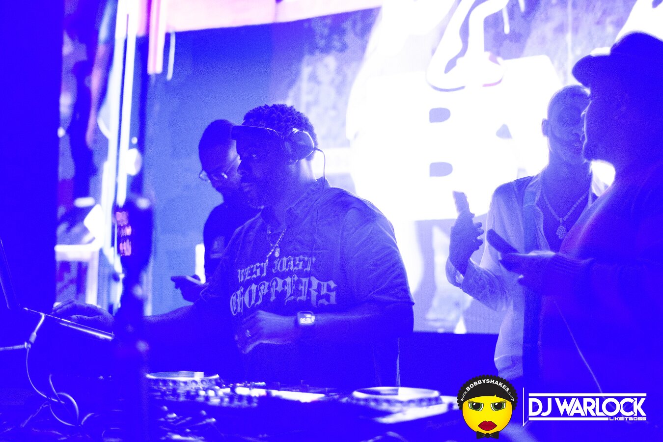 DJ Focus, DJ Warlock, DJ Dutch & Brandan Duke performing live at Big Night Live in Boston, MA, photographed by Bobby Shakes