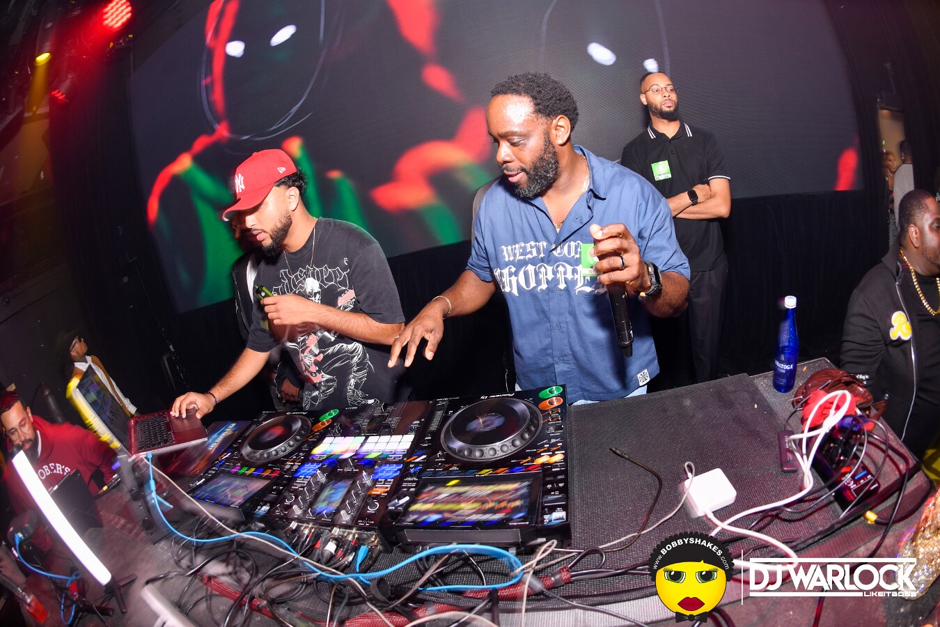 DJ Focus, DJ Warlock, DJ Dutch & Brandan Duke performing live at Big Night Live in Boston, MA, photographed by Bobby Shakes