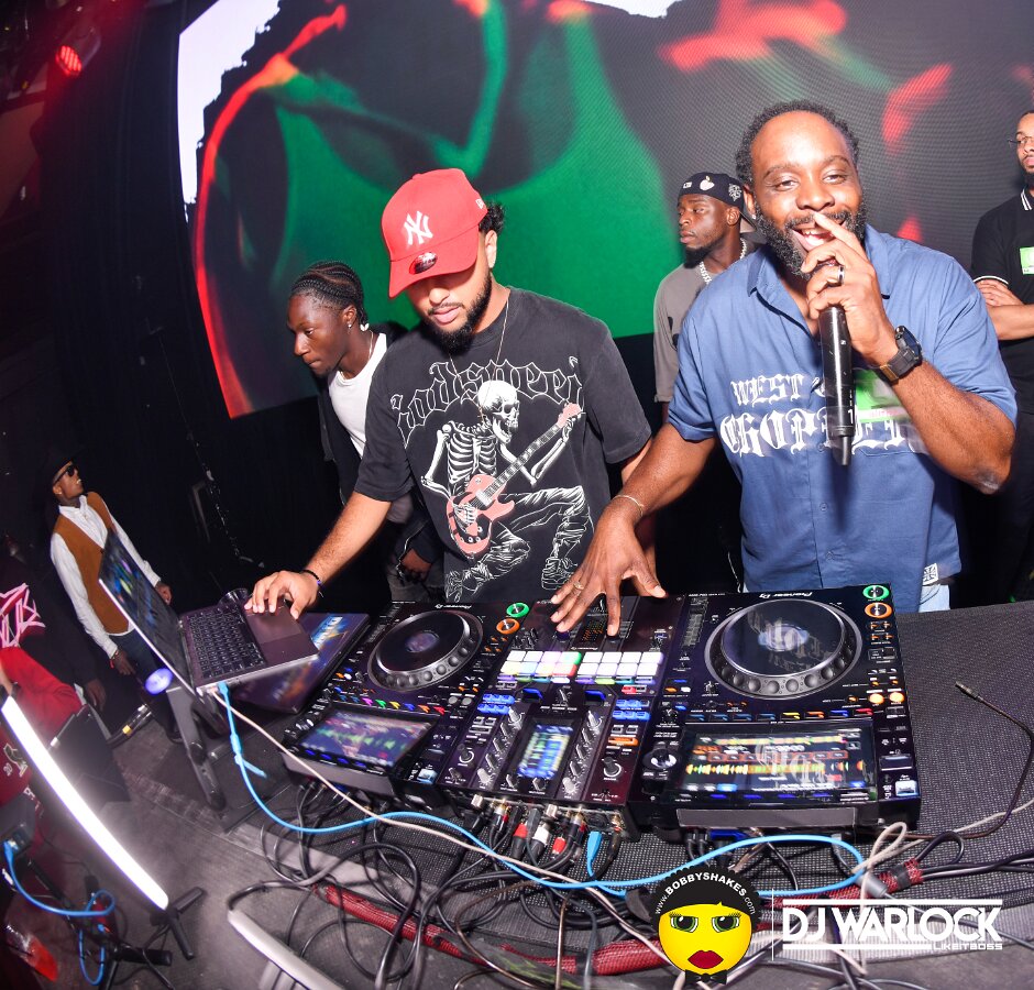 DJ Focus, DJ Warlock, DJ Dutch & Brandan Duke performing live at Big Night Live in Boston, MA, photographed by Bobby Shakes