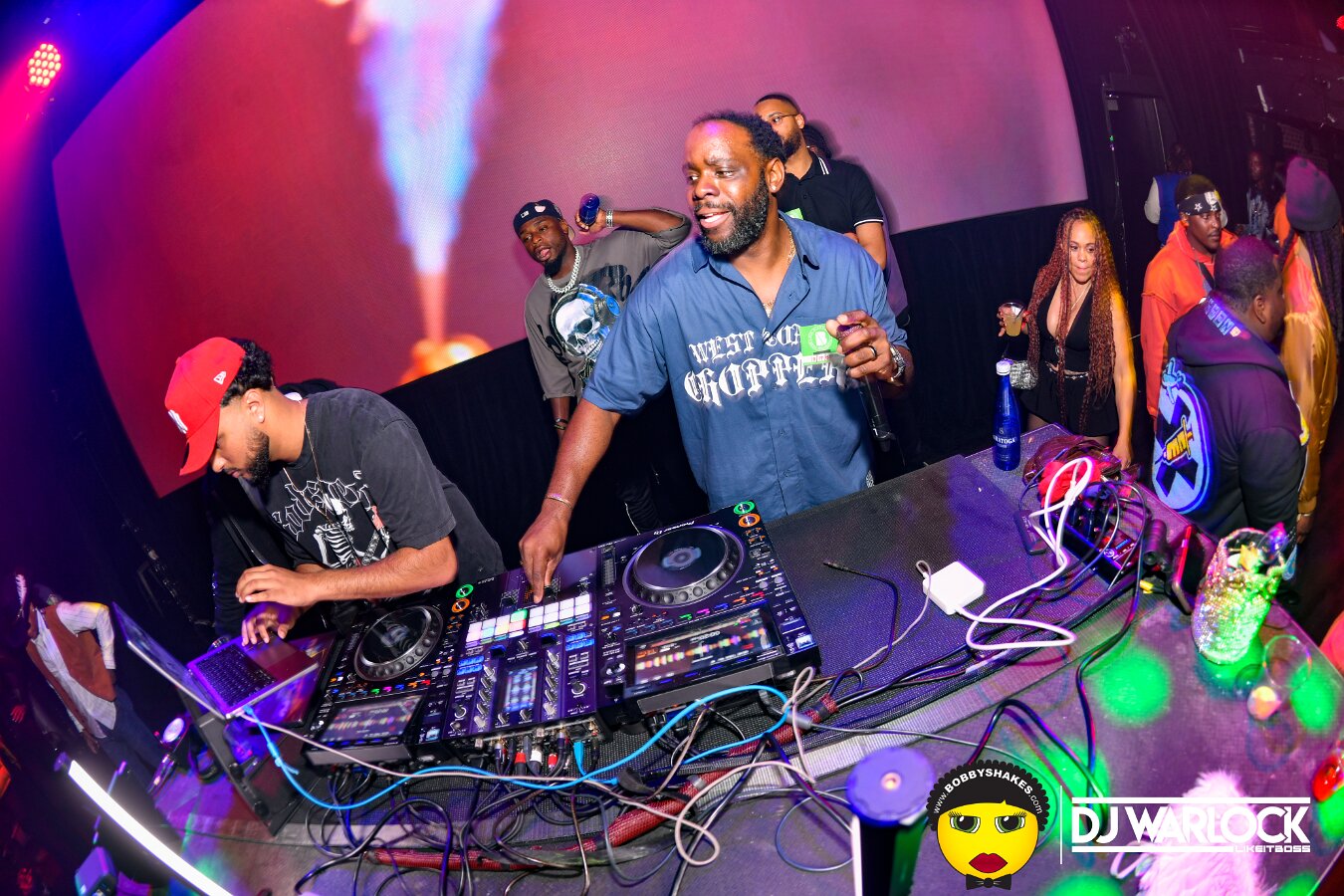 DJ Focus, DJ Warlock, DJ Dutch & Brandan Duke performing live at Big Night Live in Boston, MA, photographed by Bobby Shakes
