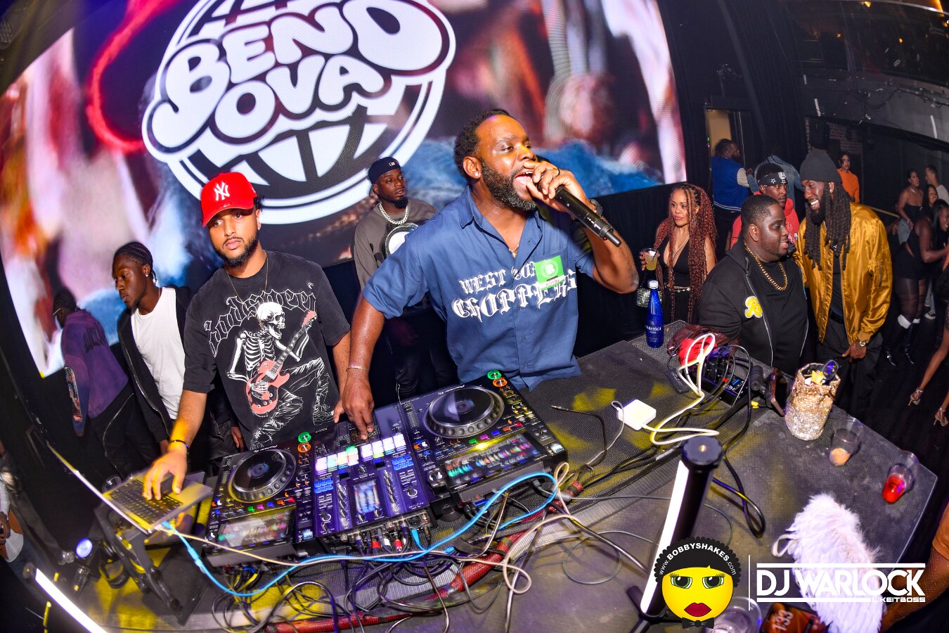 DJ Focus, DJ Warlock, DJ Dutch & Brandan Duke performing live at Big Night Live in Boston, MA, photographed by Bobby Shakes