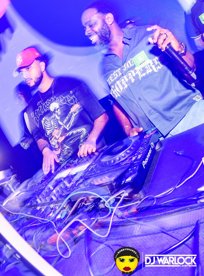 DJ Focus, DJ Warlock, DJ Dutch & Brandan Duke performing live at Big Night Live in Boston, MA, photographed by Bobby Shakes