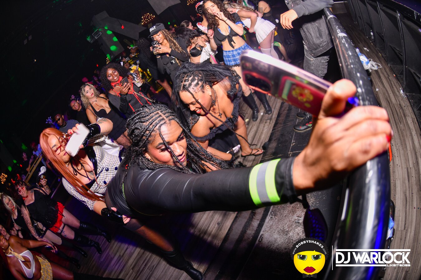 DJ Focus, DJ Warlock, DJ Dutch & Brandan Duke performing live at Big Night Live in Boston, MA, photographed by Bobby Shakes
