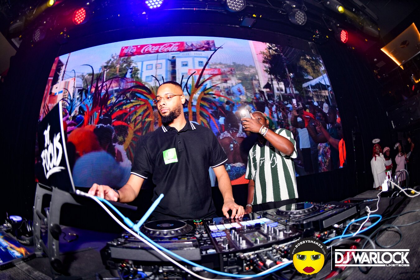 DJ Focus, DJ Warlock, DJ Dutch & Brandan Duke performing live at Big Night Live in Boston, MA, photographed by Bobby Shakes