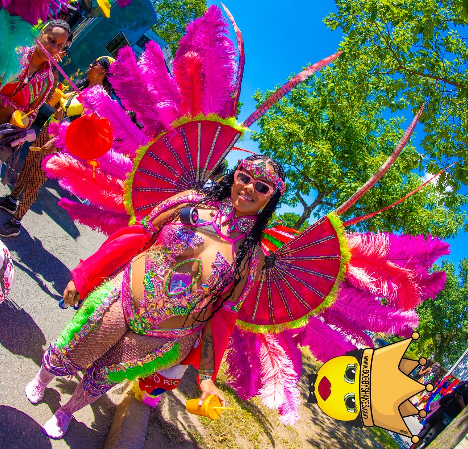 Envy Mas & Secret Soca Society performing live at Boston Caribbean Carnival in Boston, MA, photographed by Bobby Shakes