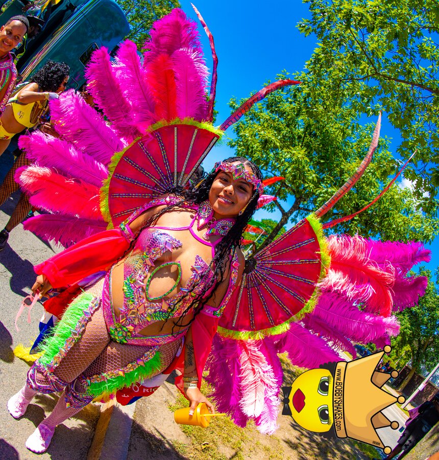 Envy Mas & Secret Soca Society performing live at Boston Caribbean Carnival in Boston, MA, photographed by Bobby Shakes