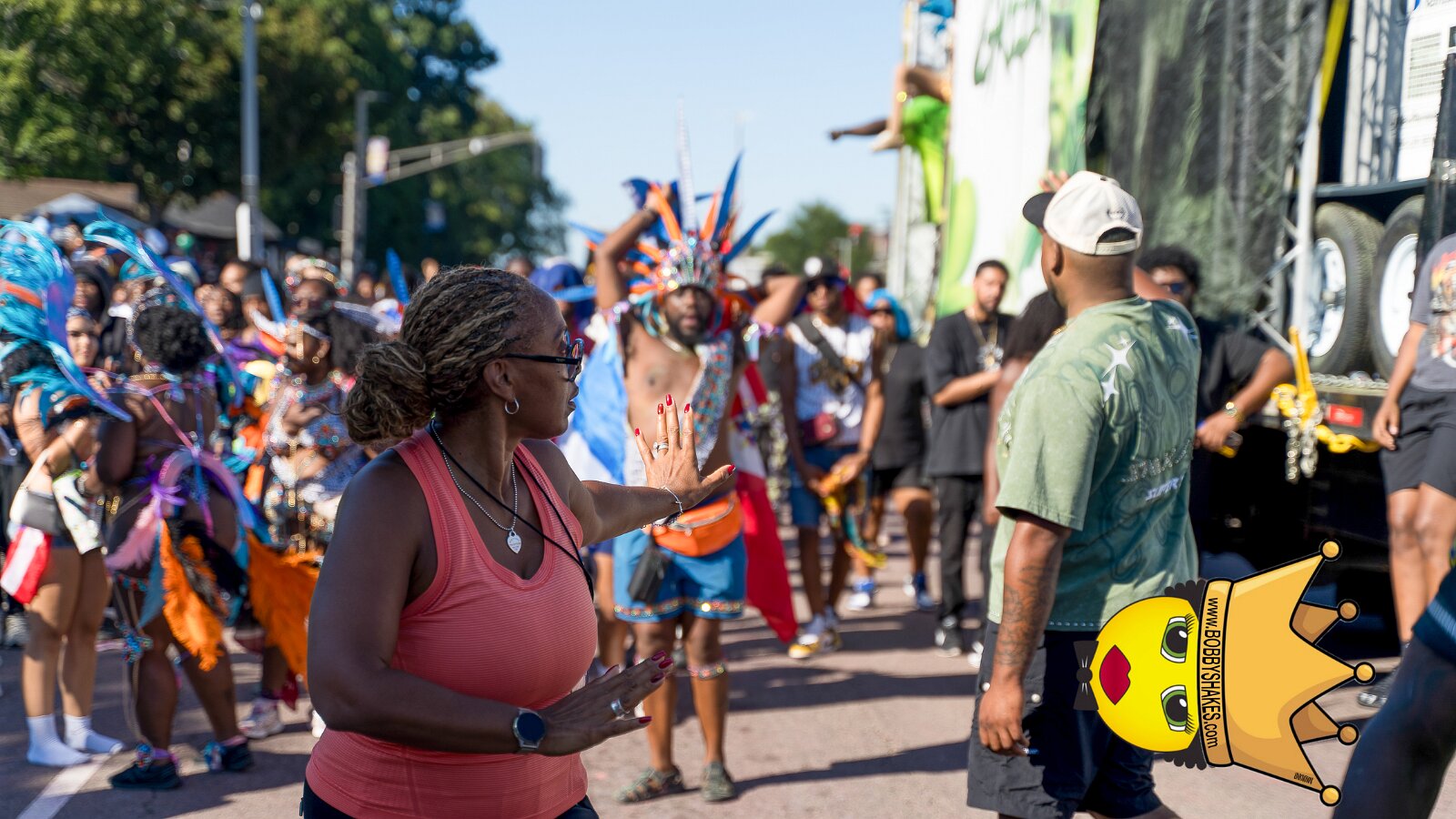 Envy Mas & Secret Soca Society performing live at Boston Caribbean Carnival in Boston, MA, photographed by Bobby Shakes