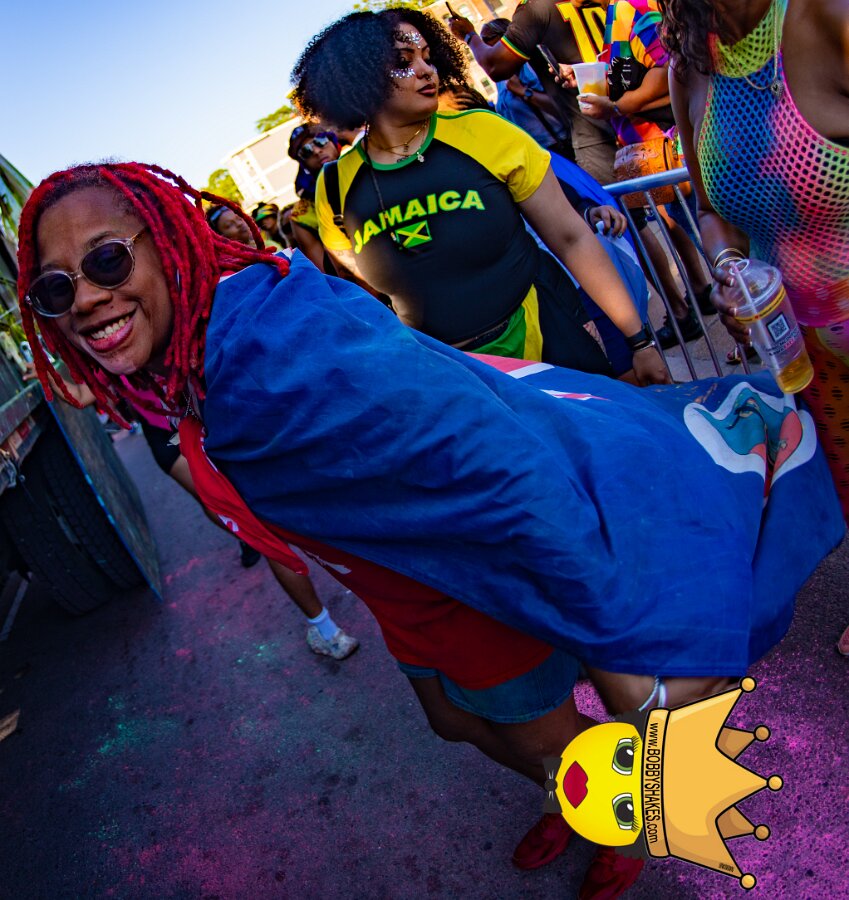 Envy Mas & Secret Soca Society performing live at Boston Caribbean Carnival in Boston, MA, photographed by Bobby Shakes