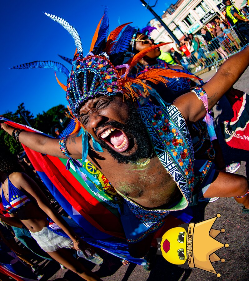 Envy Mas & Secret Soca Society performing live at Boston Caribbean Carnival in Boston, MA, photographed by Bobby Shakes