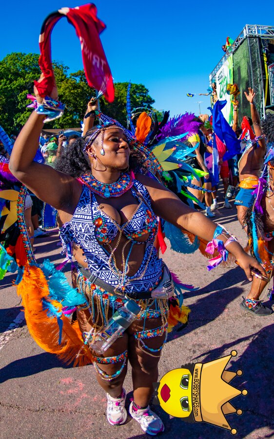 Envy Mas & Secret Soca Society performing live at Boston Caribbean Carnival in Boston, MA, photographed by Bobby Shakes