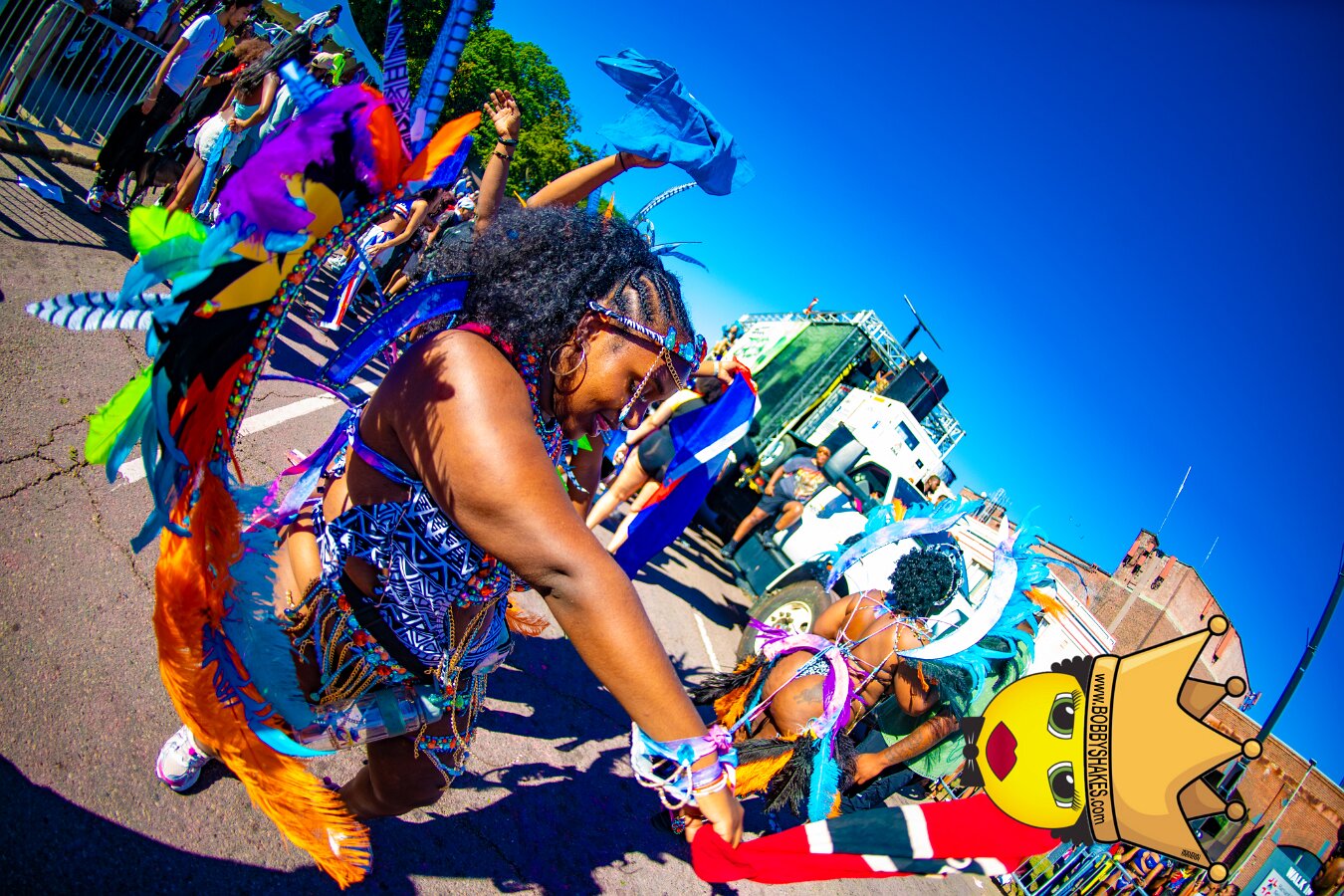 Envy Mas & Secret Soca Society performing live at Boston Caribbean Carnival in Boston, MA, photographed by Bobby Shakes