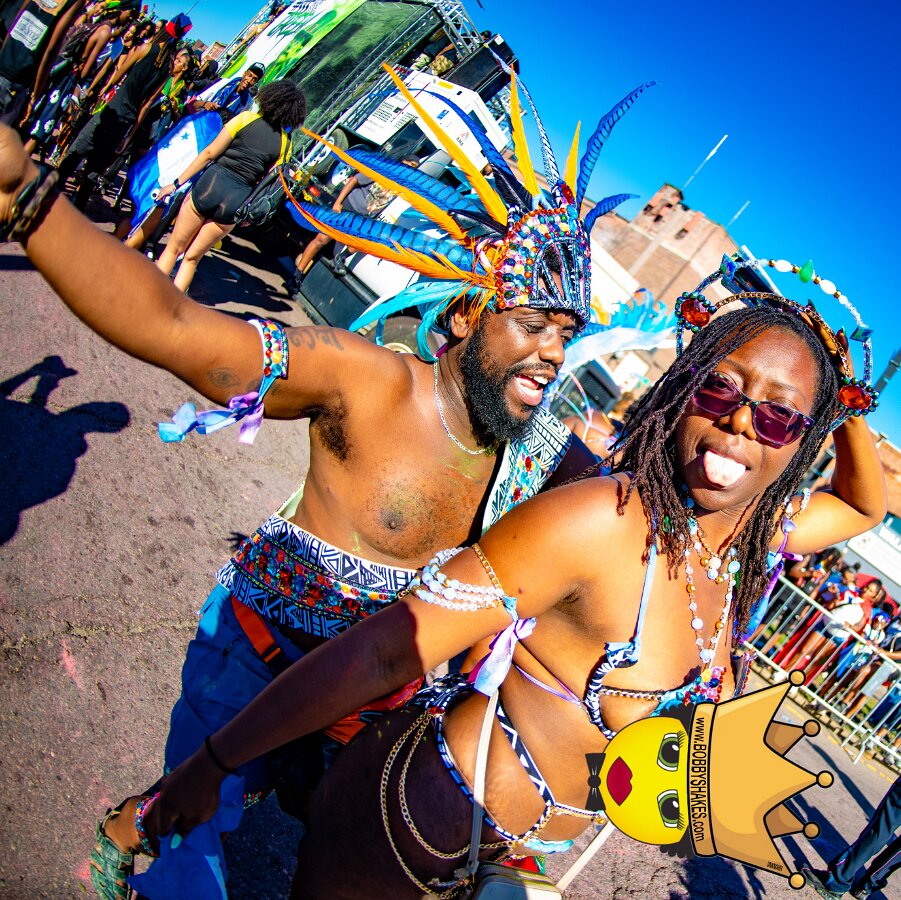 Envy Mas & Secret Soca Society performing live at Boston Caribbean Carnival in Boston, MA, photographed by Bobby Shakes