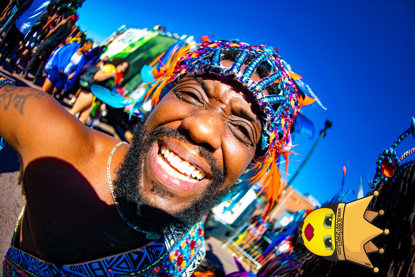 Envy Mas & Secret Soca Society performing live at Boston Caribbean Carnival in Boston, MA, photographed by Bobby Shakes