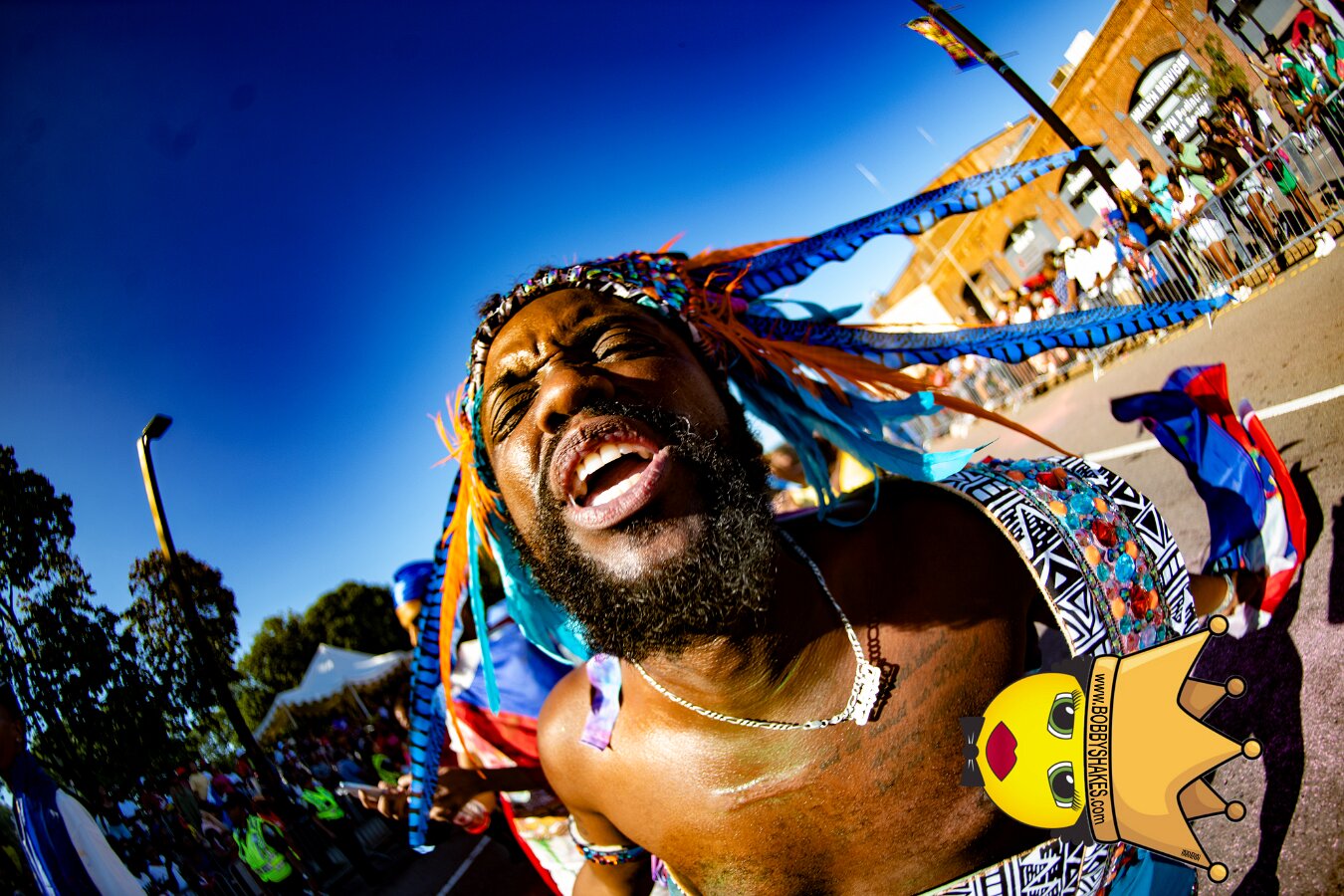 Envy Mas & Secret Soca Society performing live at Boston Caribbean Carnival in Boston, MA, photographed by Bobby Shakes