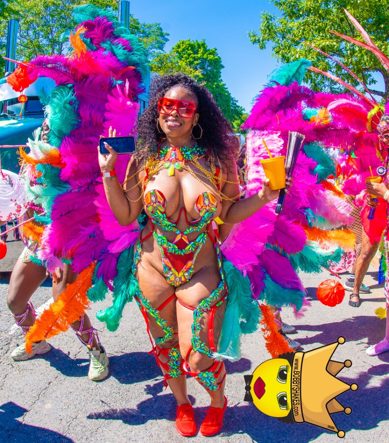 Envy Mas & Secret Soca Society performing live at Boston Caribbean Carnival in Boston, MA, photographed by Bobby Shakes