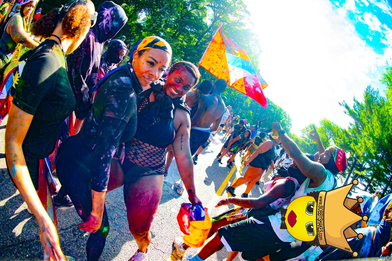 Jab Family Boston & Secret Soca Society performing live at Boston Caribbean Carnival in Boston, MA, photographed by Bobby Shakes