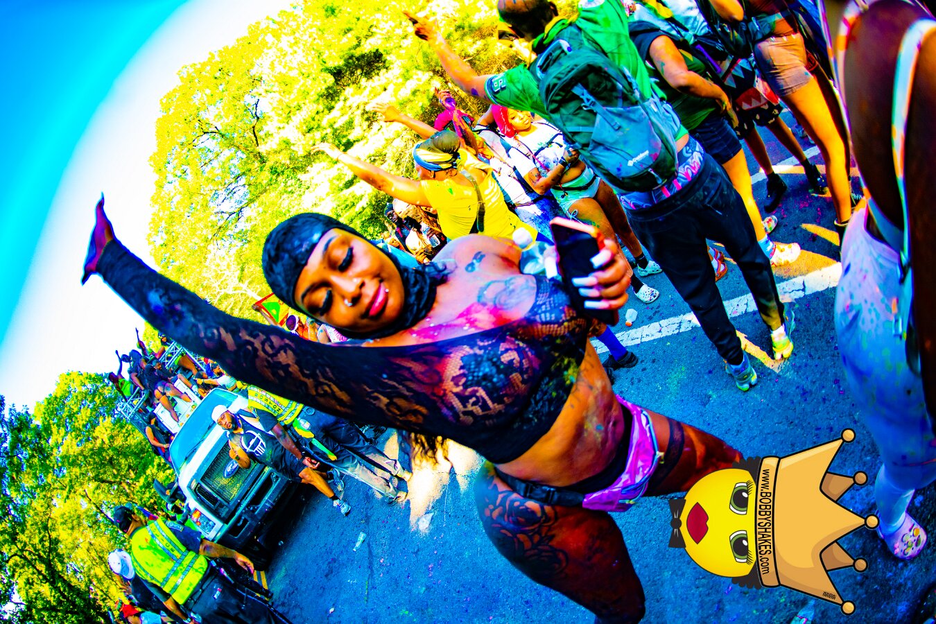 Jab Family Boston & Secret Soca Society performing live at Boston Caribbean Carnival in Boston, MA, photographed by Bobby Shakes