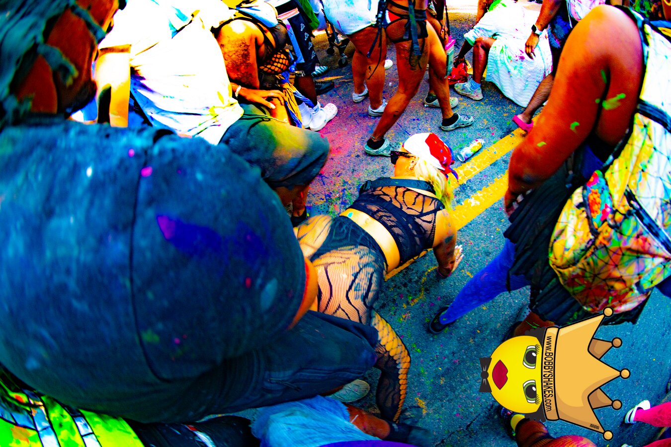 Jab Family Boston & Secret Soca Society performing live at Boston Caribbean Carnival in Boston, MA, photographed by Bobby Shakes