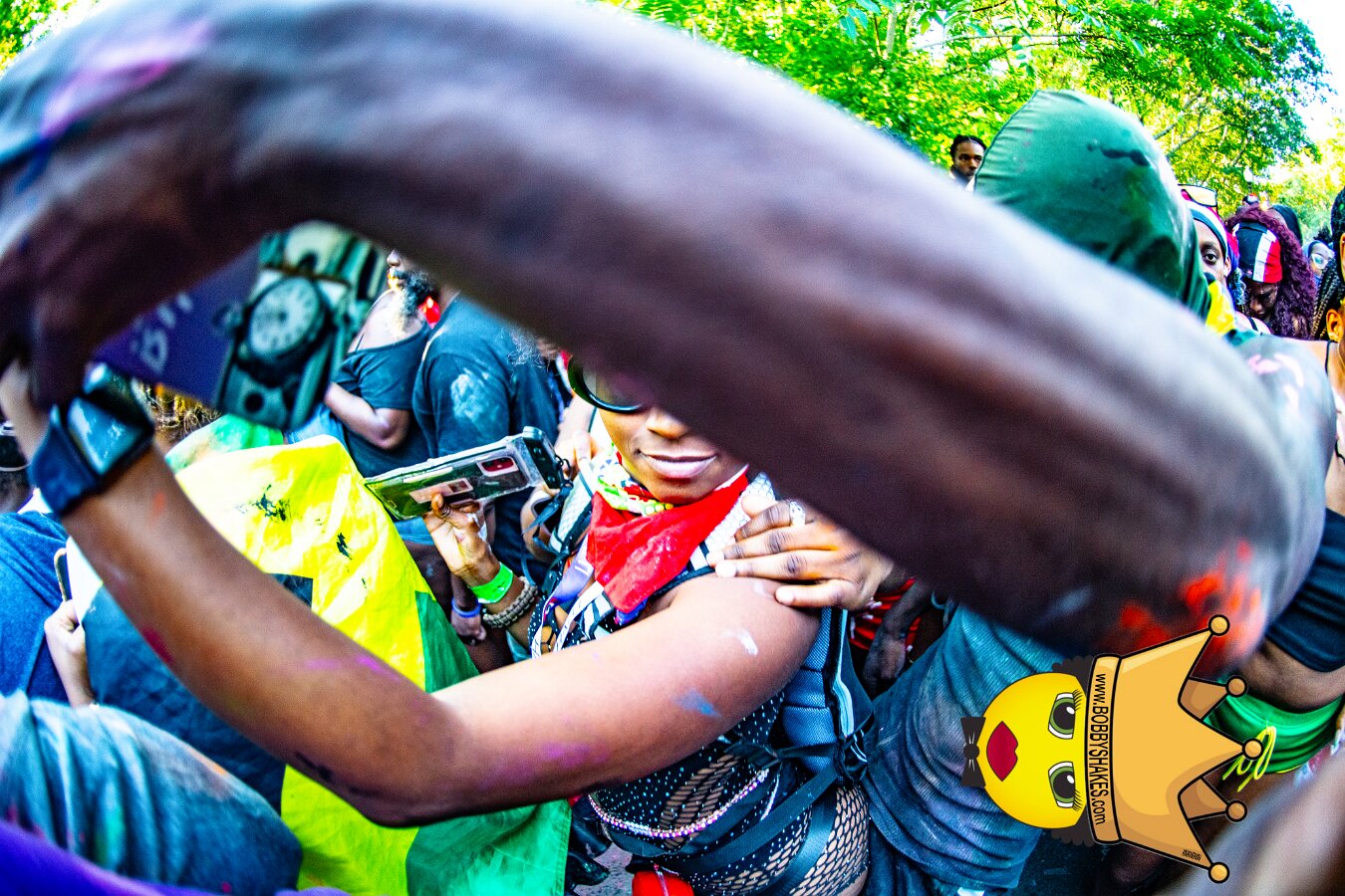 Jab Family Boston & Secret Soca Society performing live at Boston Caribbean Carnival in Boston, MA, photographed by Bobby Shakes